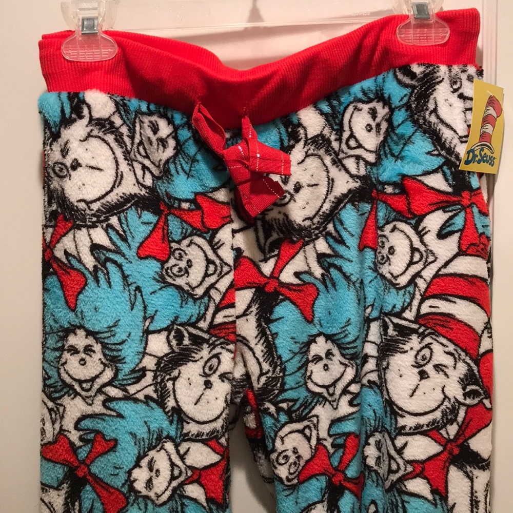Dr. Seuss The Cat in the Hat Fleece Sleep Pants